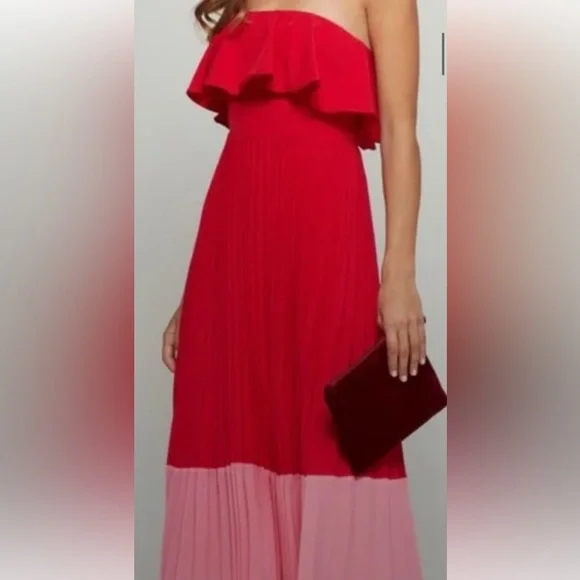 aidan mattox pleated colorblock midi dress Aidan AIDAN MATTOX | Dresses | Aidan Aidan Mattox Pleated Colorblock Midi Dress Size 6